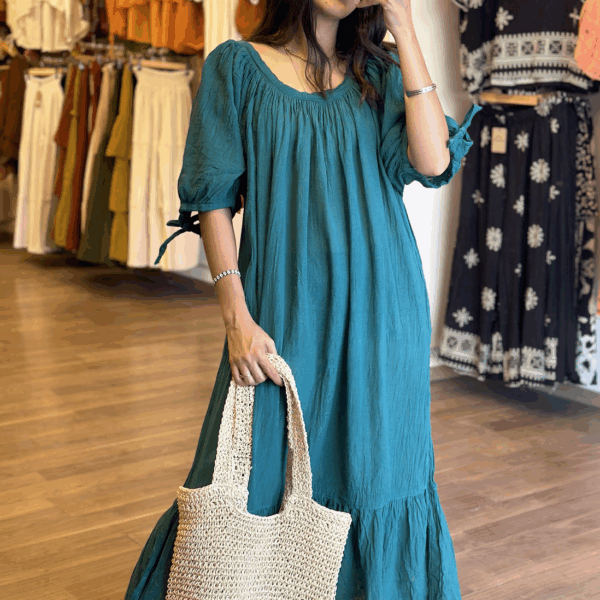 Vestido Afrodita Aqua